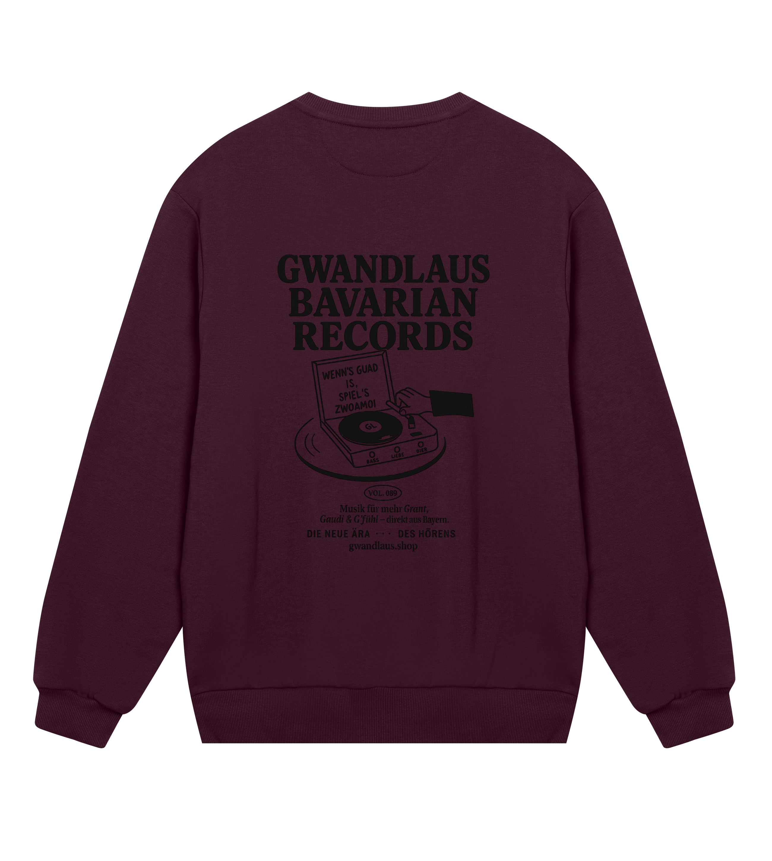 Mens Regular Sweatshirt Bavarian Records
