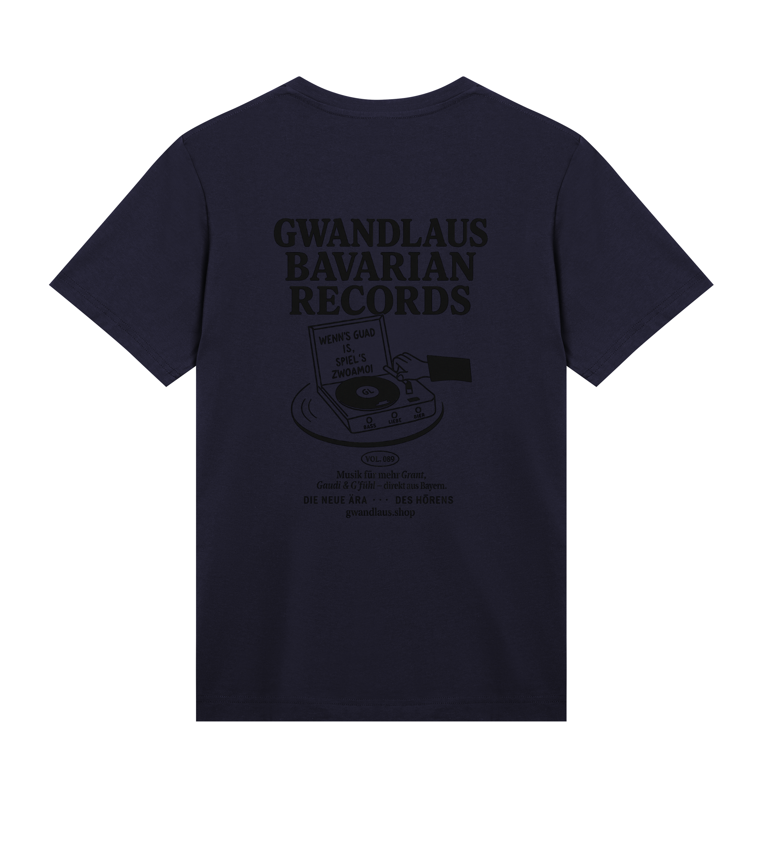 Mens Regular Tee Bavarian Records
