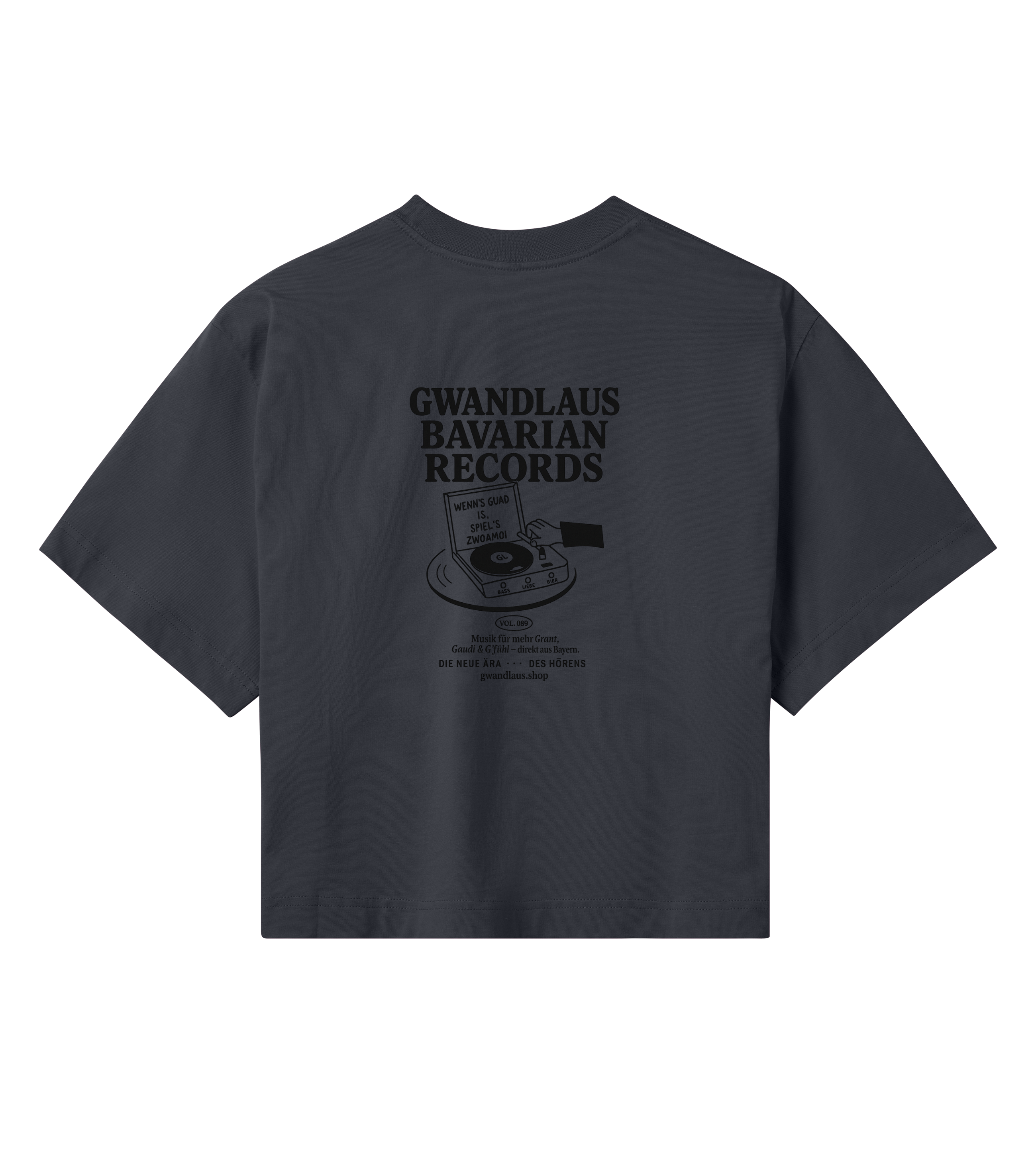 Womens Crop Top Bavarian Records