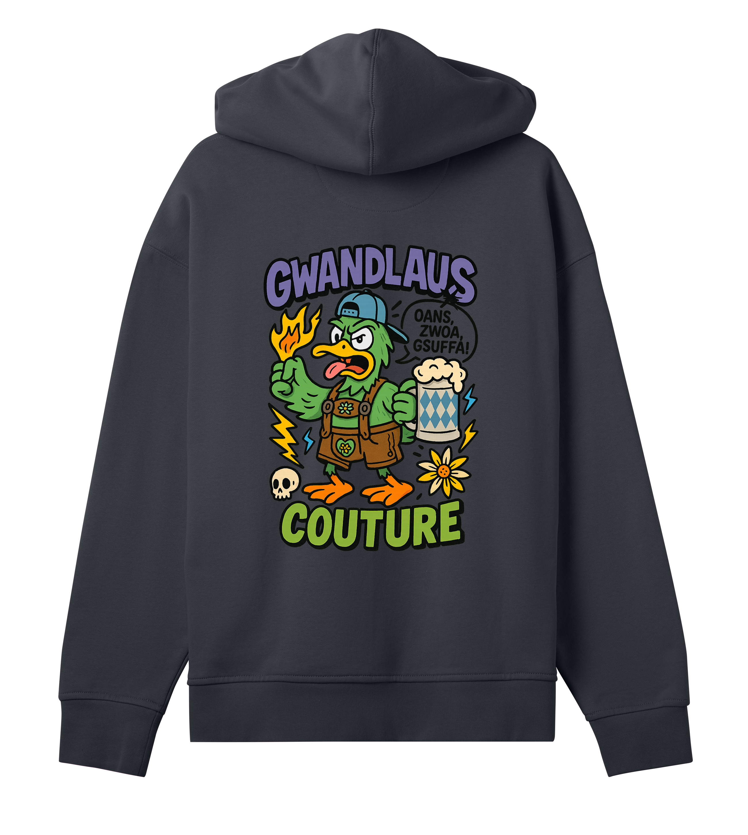 Womens Oversized Hoodie ENTE süß-sauer