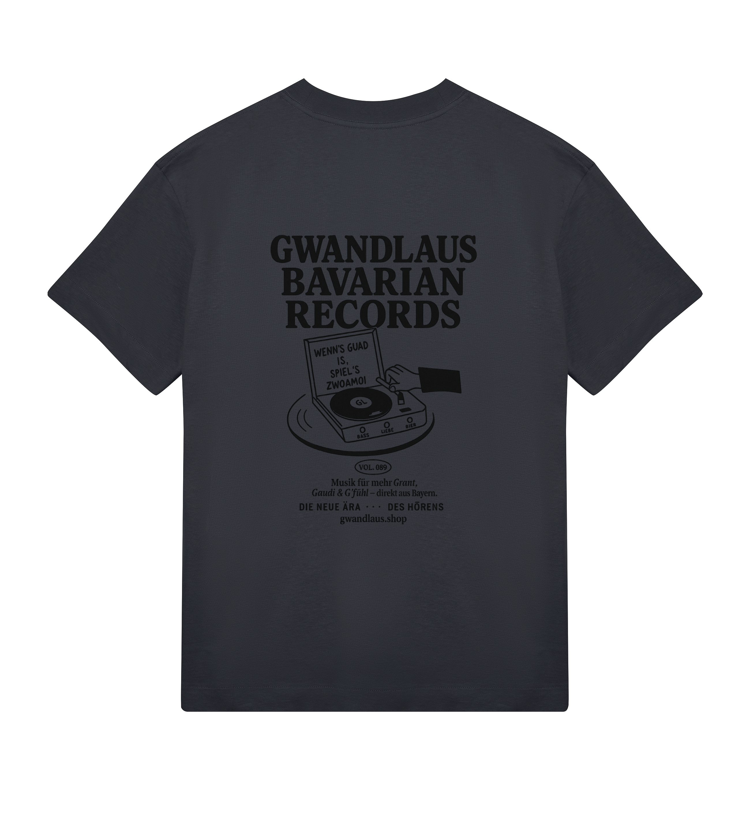 Mens Boxy Tee Bavarian Records