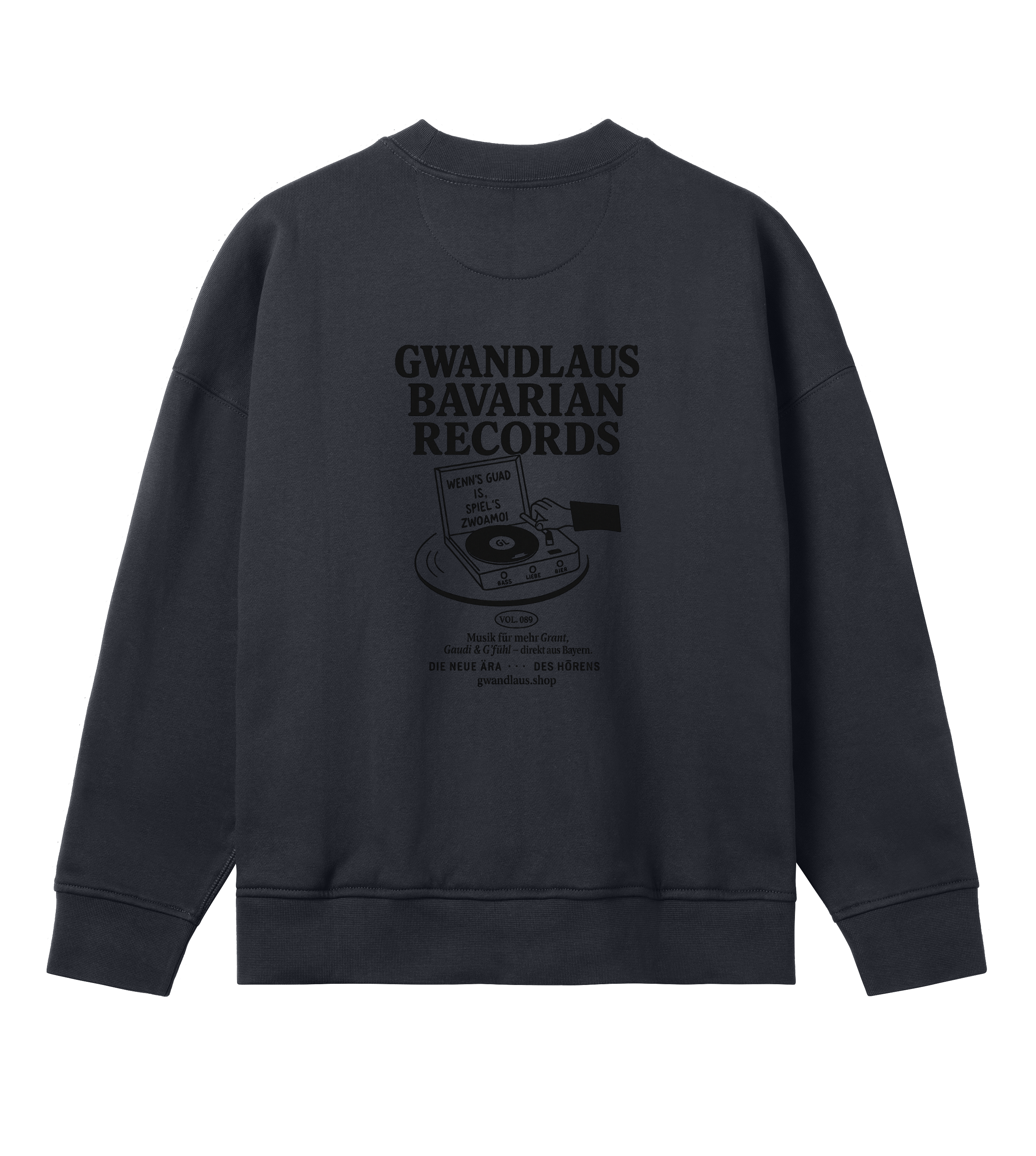 Womens Oversized Sweatshirt Bavarian Records