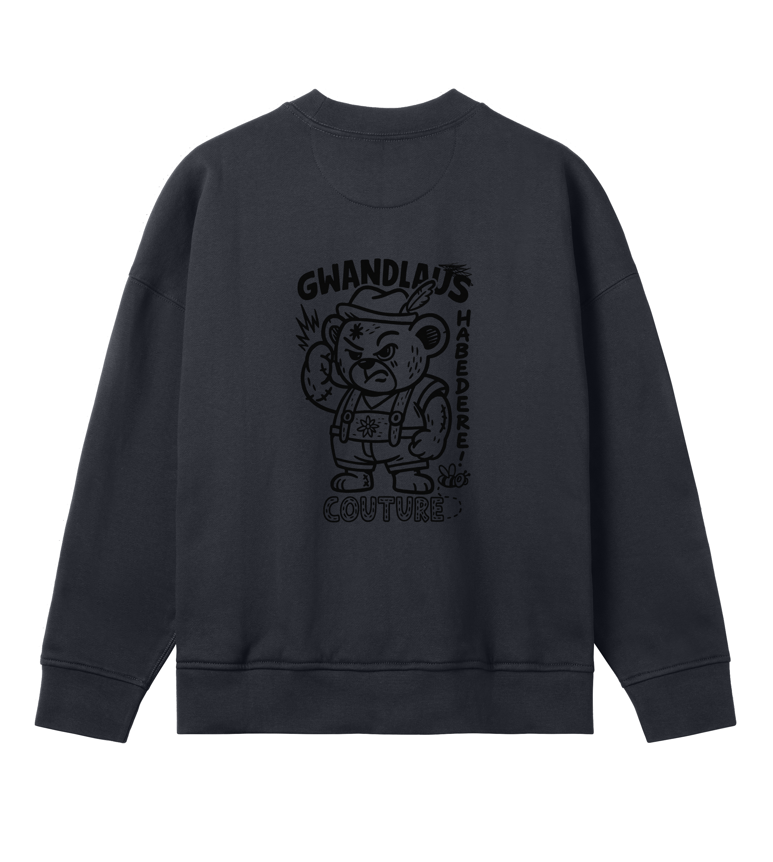 Womens Oversized Sweatshirt Watschnbääär