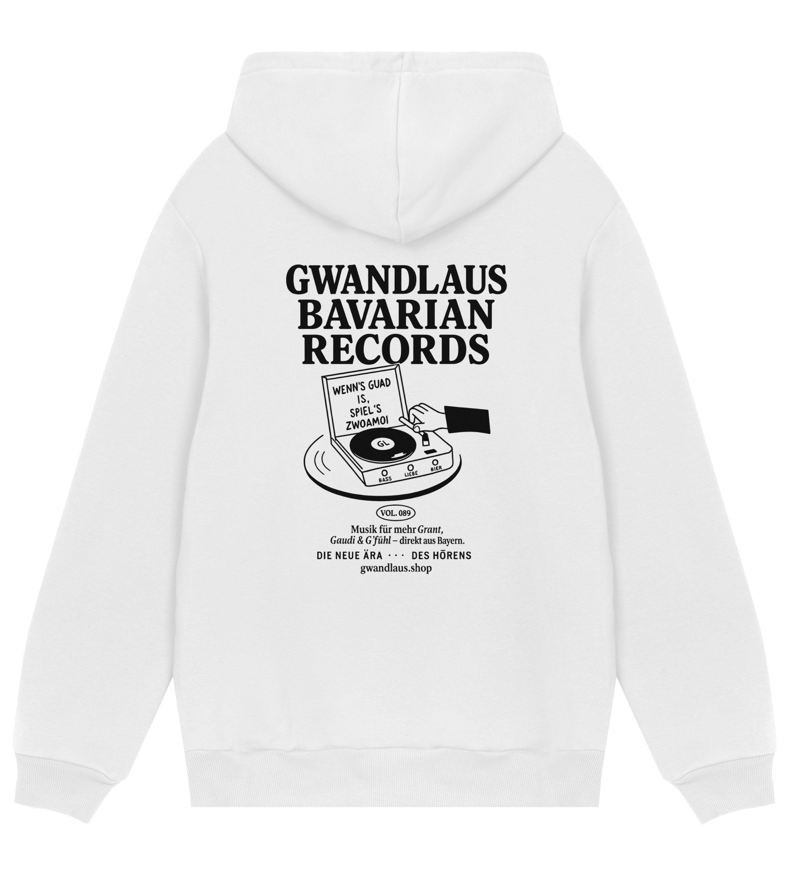 Mens Regular Hoodie Bavarian Records