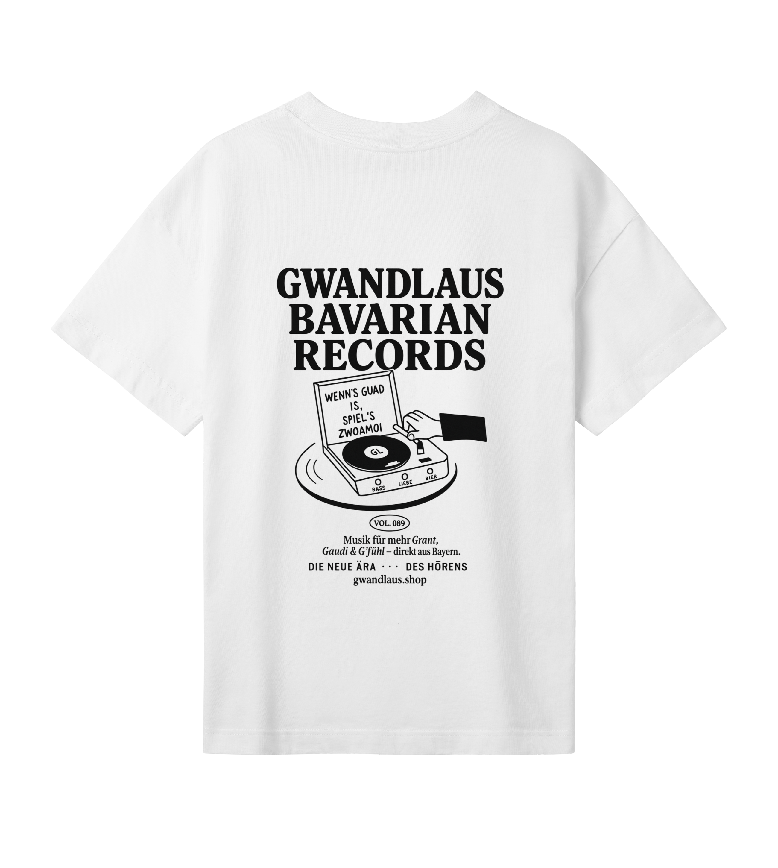 Womens Oversized Tee Bavarian Records