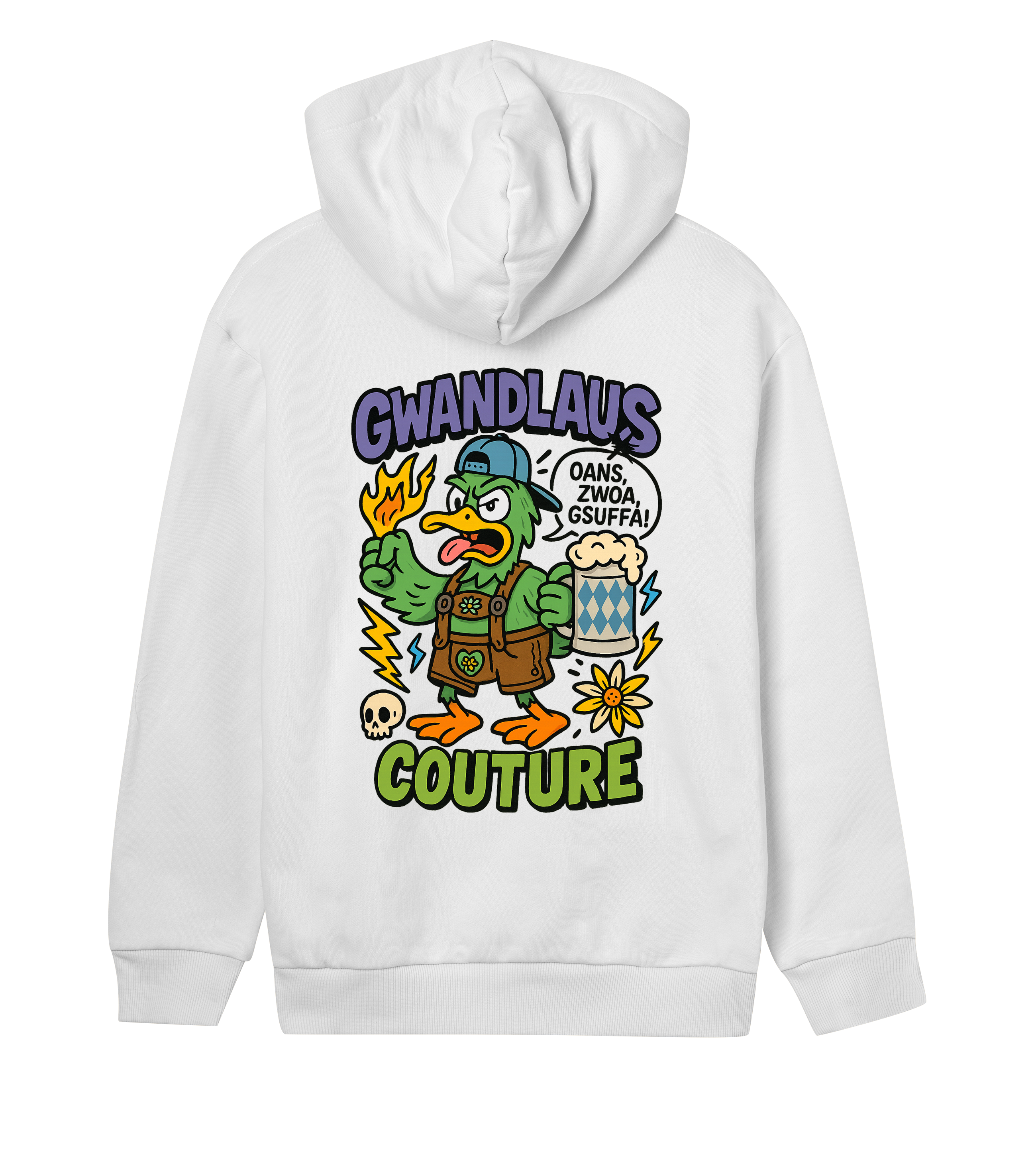 Womens Regular Hoodie ENTE süß-sauer