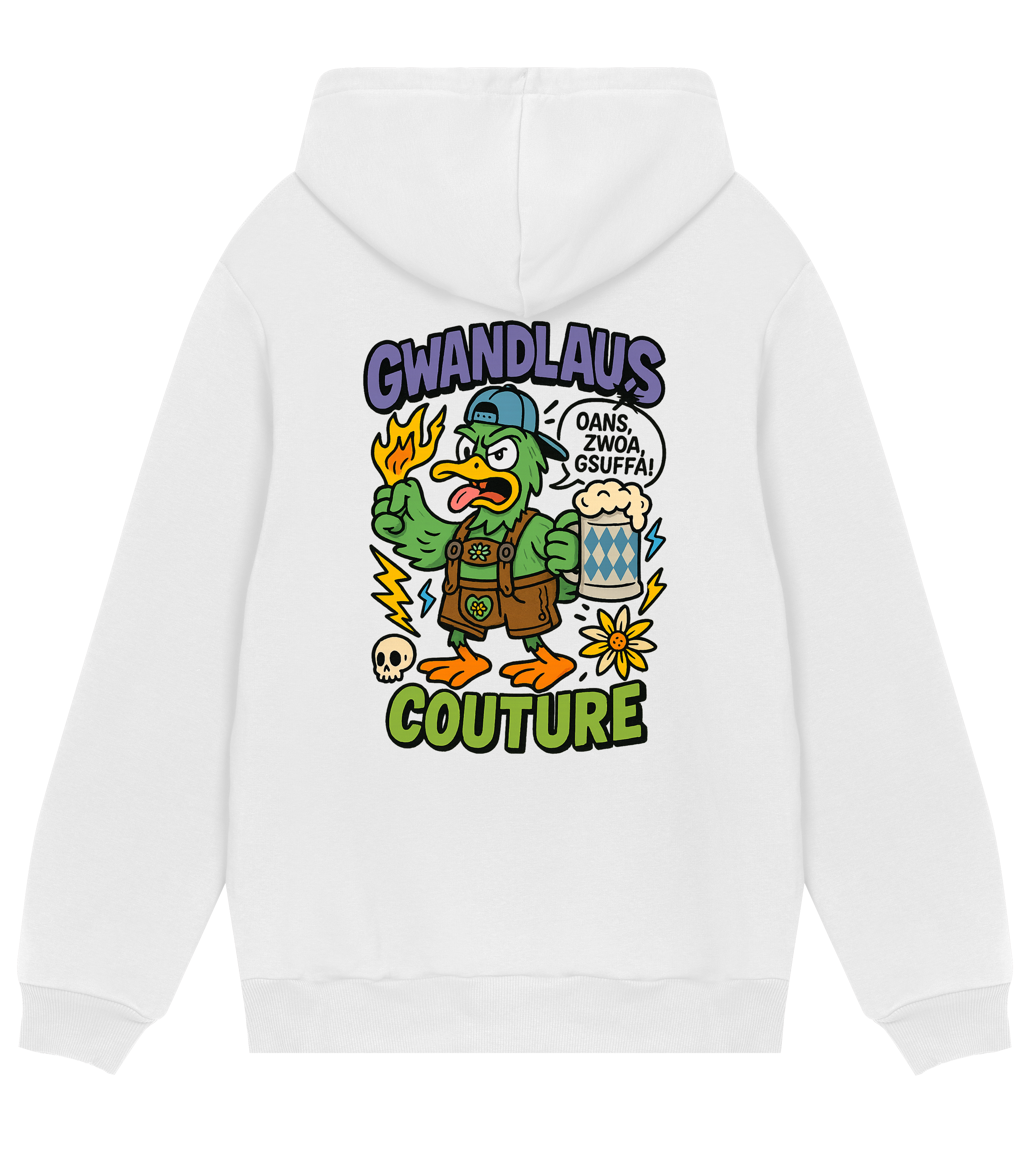 Mens Regular Hoodie ENTE süß-sauer