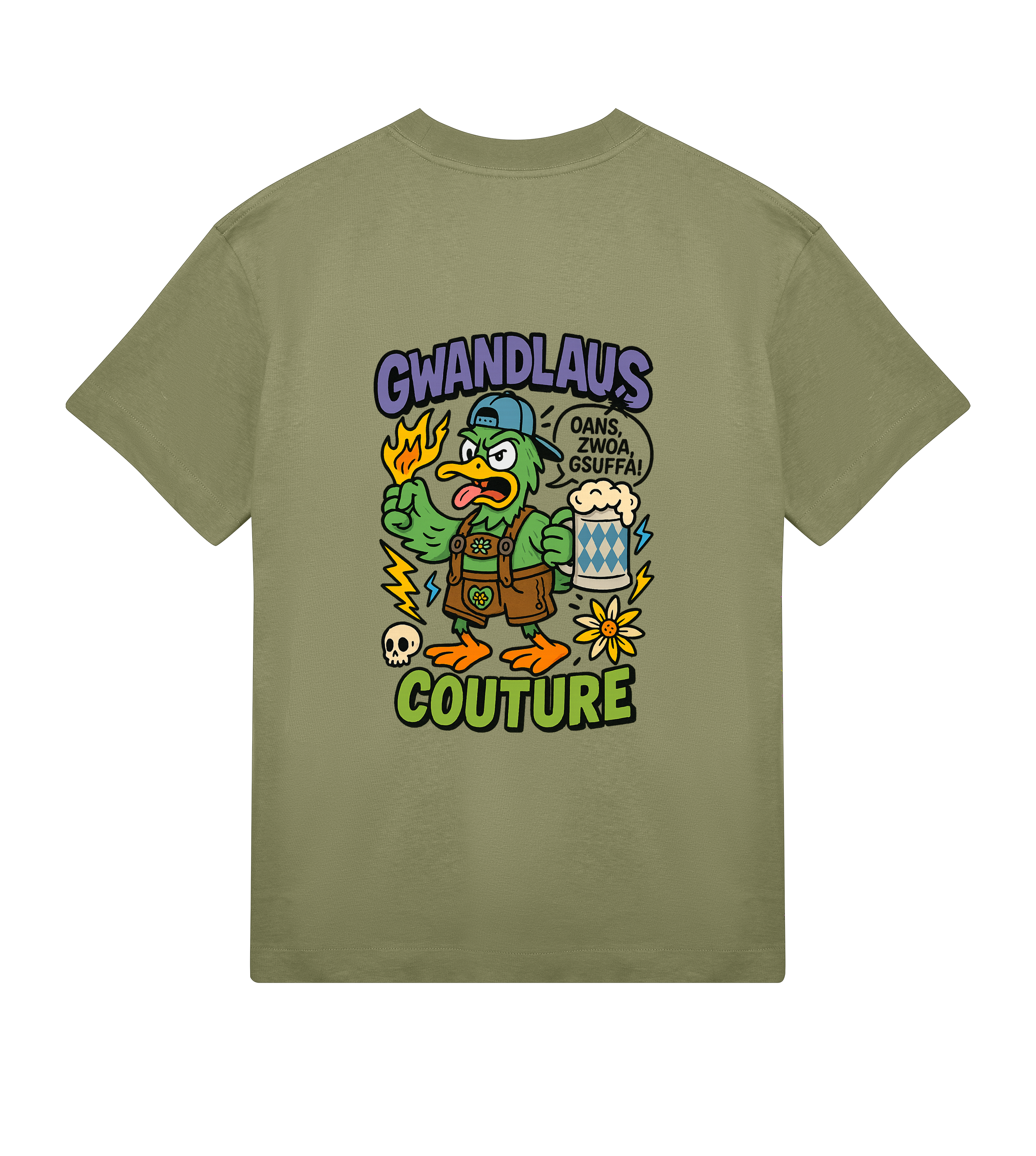 Mens Boxy Tee ENTE süß-sauer