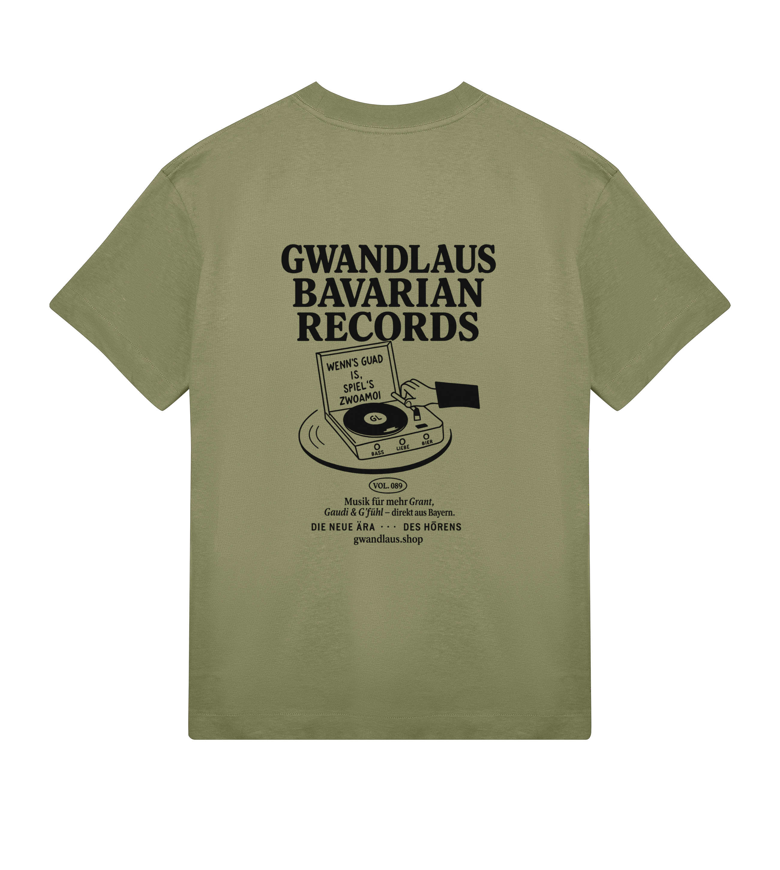 Mens Boxy Tee Bavarian Records