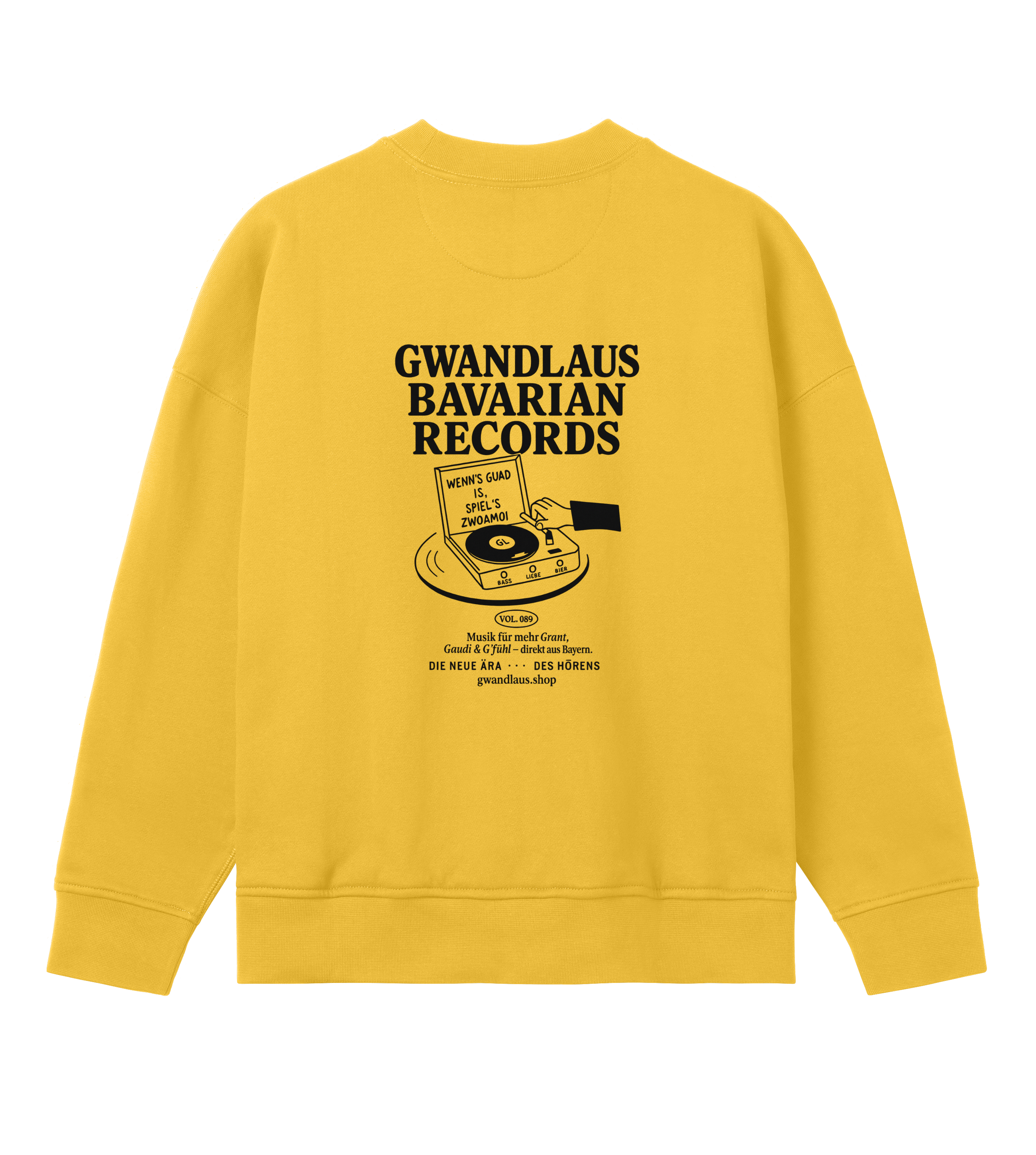 Womens Oversized Sweatshirt Bavarian Records