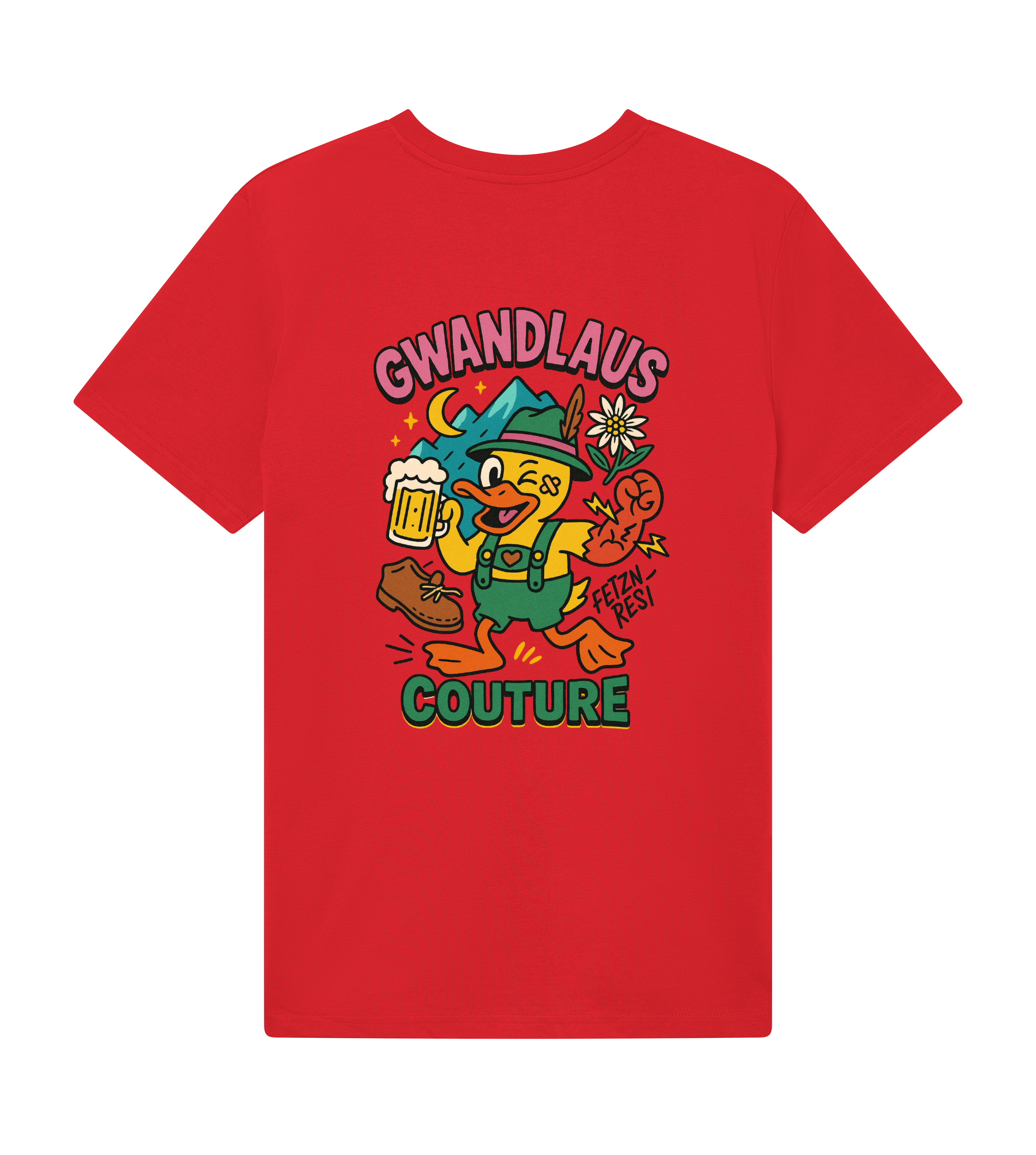 Mens Crafter Tee Crazy Duck