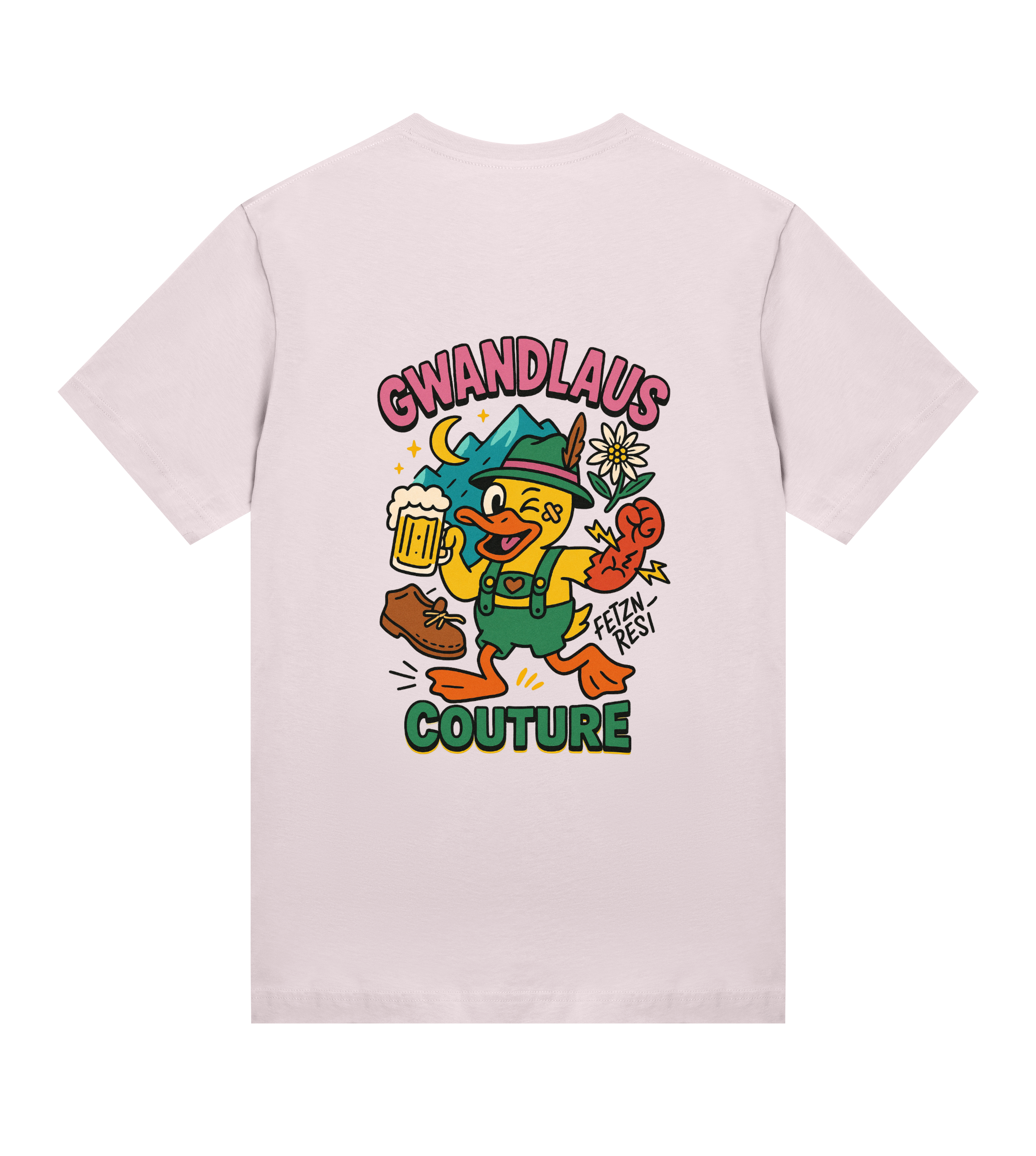 Womens Regular Tee Crazy Duck