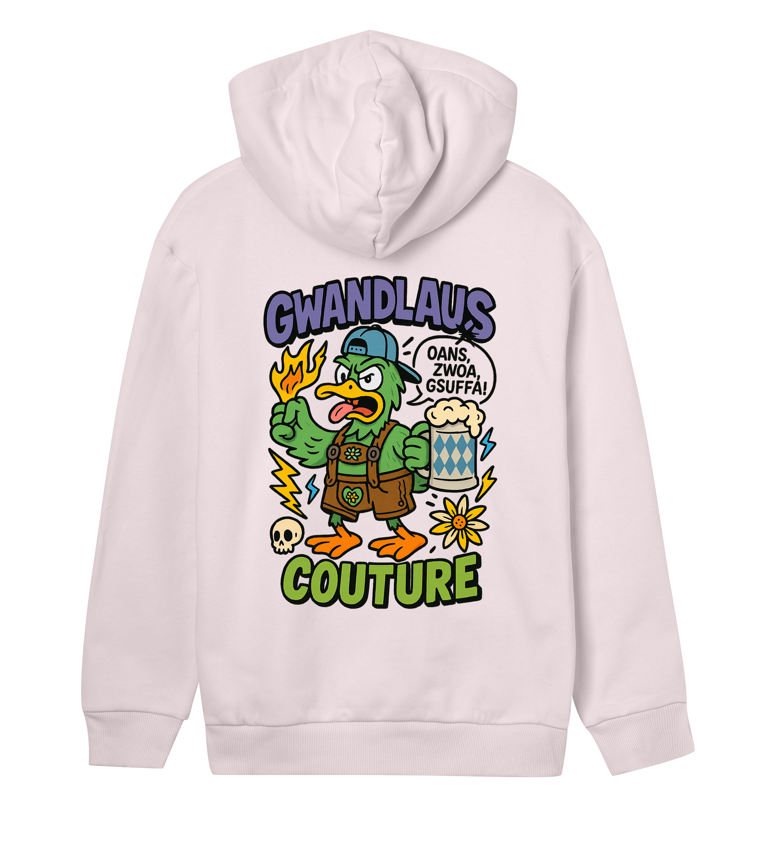 Womens Regular Hoodie ENTE süß-sauer