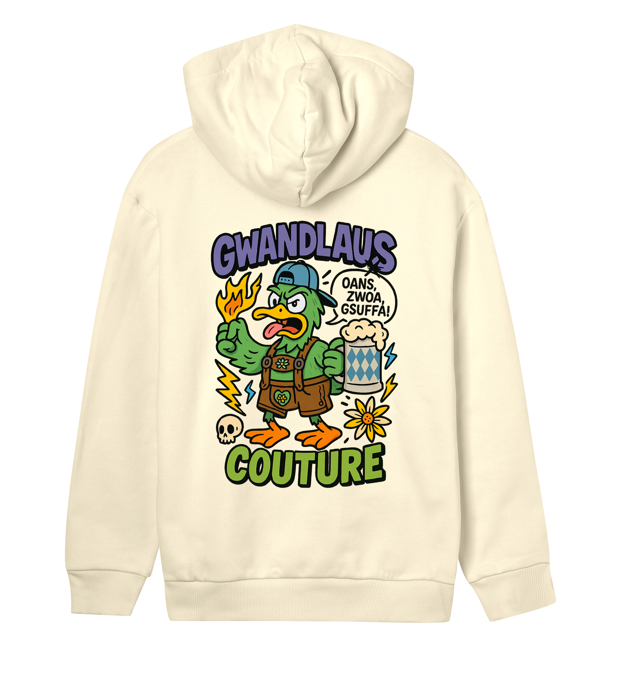 Womens Regular Hoodie ENTE süß-sauer