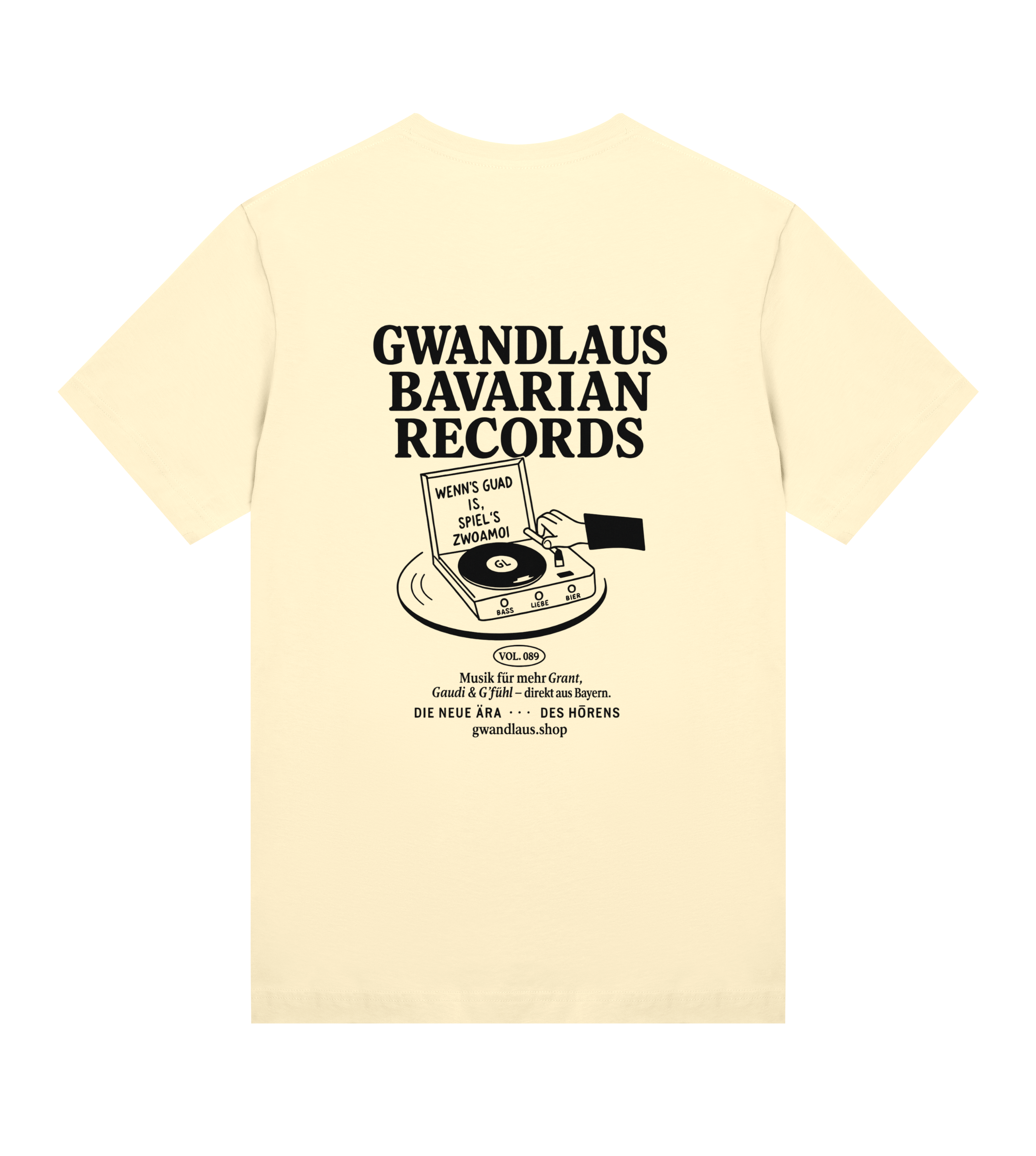 Womens Regular Tee Bavarian Records