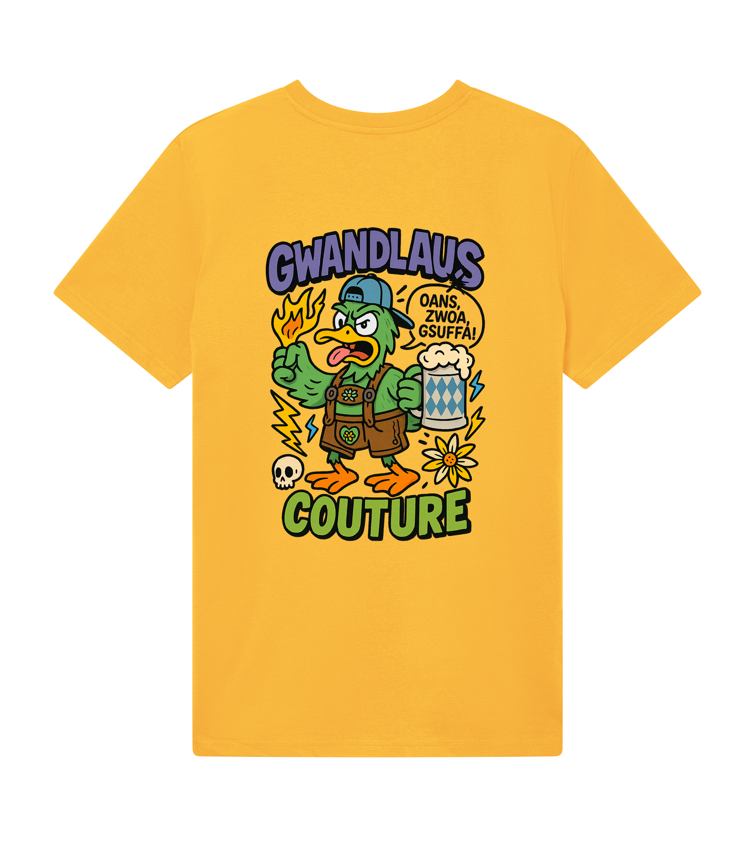 Mans Crafter Tee ENTE süß-sauer