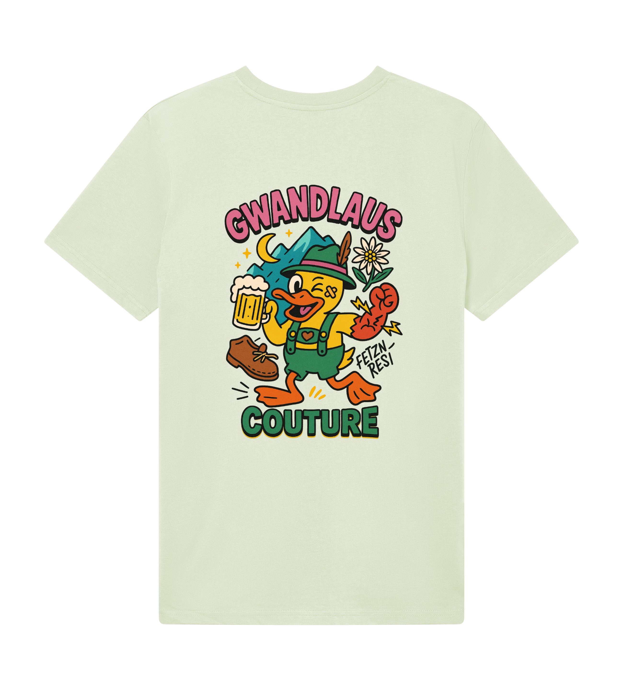 Mens Crafter Tee Crazy Duck