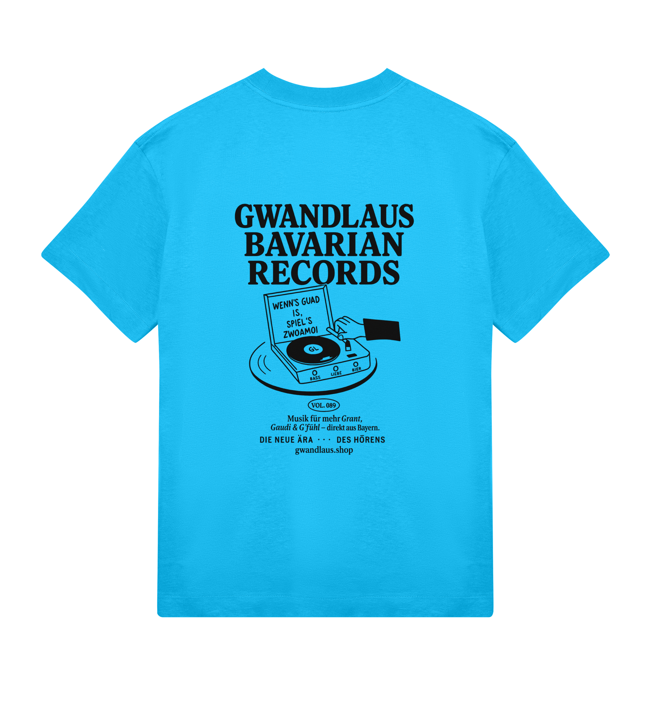 Mens Boxy Tee Bavarian Records