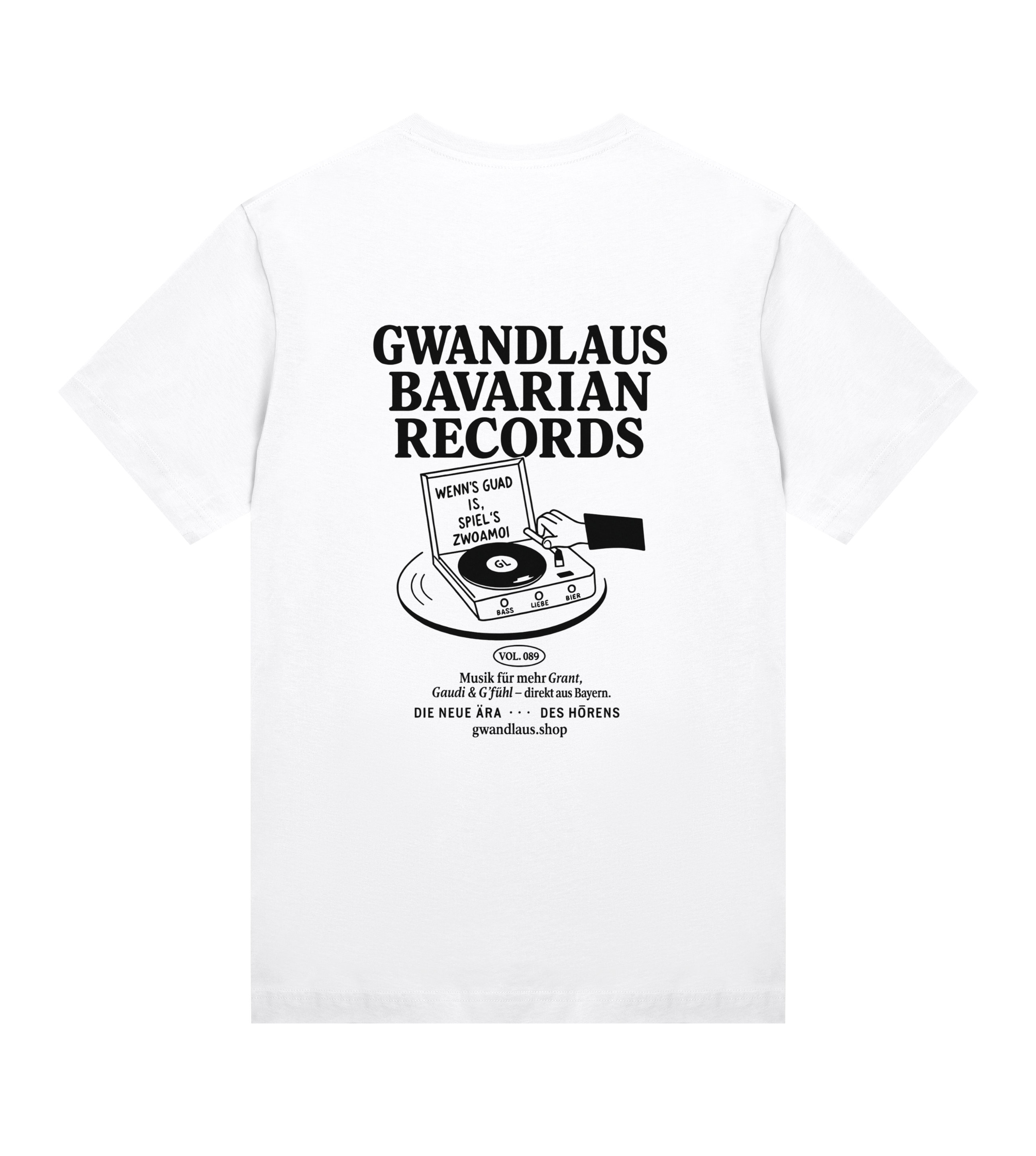Womens Regular Tee Bavarian Records